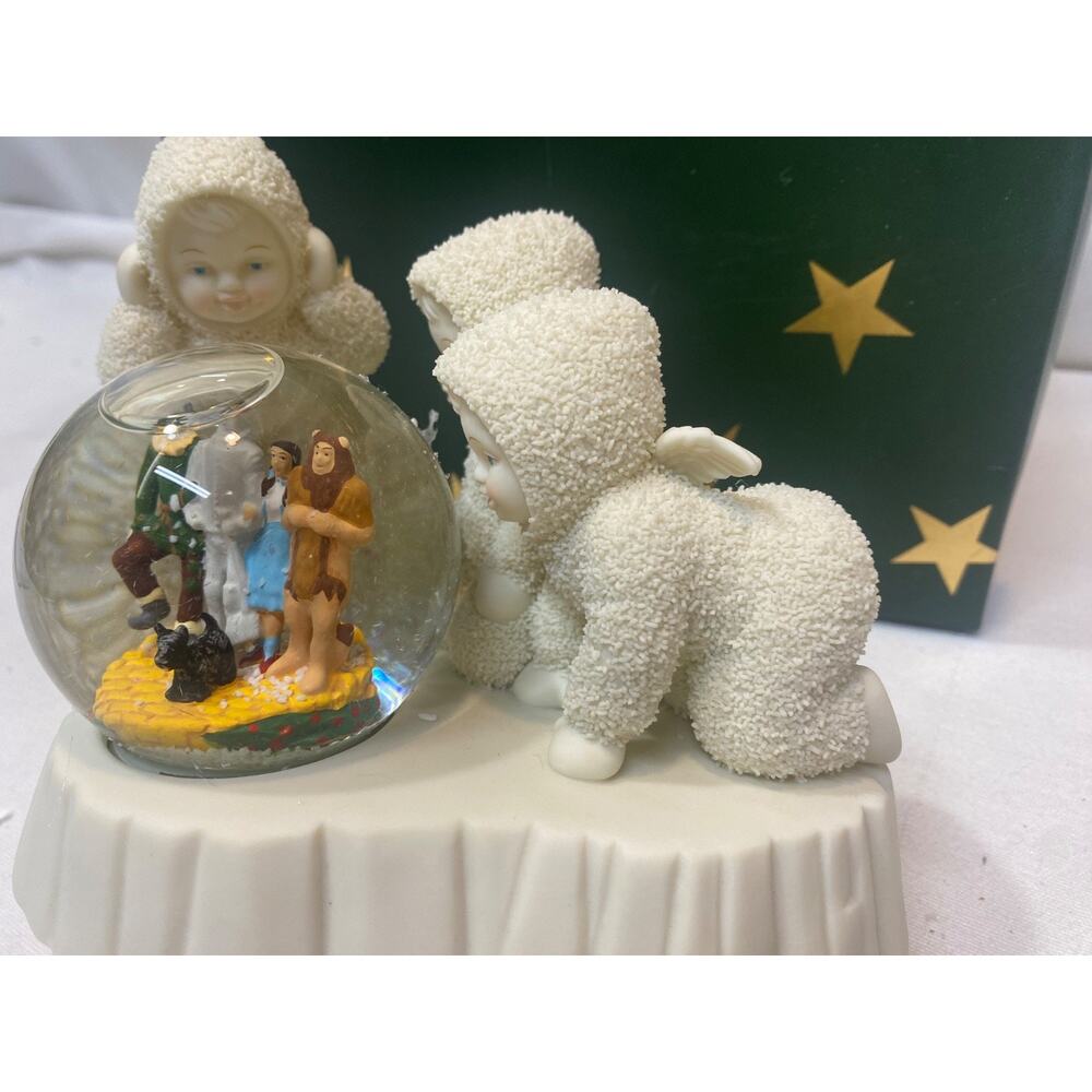 VTG Dept. 56 Snowbabies Wizard of Oz Snow Globe They're Coming From Oz Oh My - Picture 6 of 13